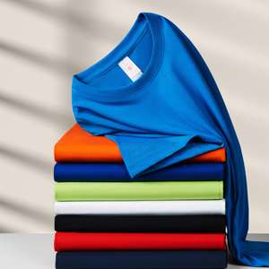 Camiseta de Verano para Mujer, Tejido de Rizo, Ecológica, Comprimida, 100% Algodón Peinado y Poliéster, en Promoción - Product Image 3