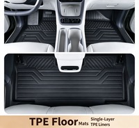 Tapis de sol de voiture en TPE de luxe sur mesure, antidérapants, résistants aux intempéries, accessoires automobiles 5D LHD, vente en gros