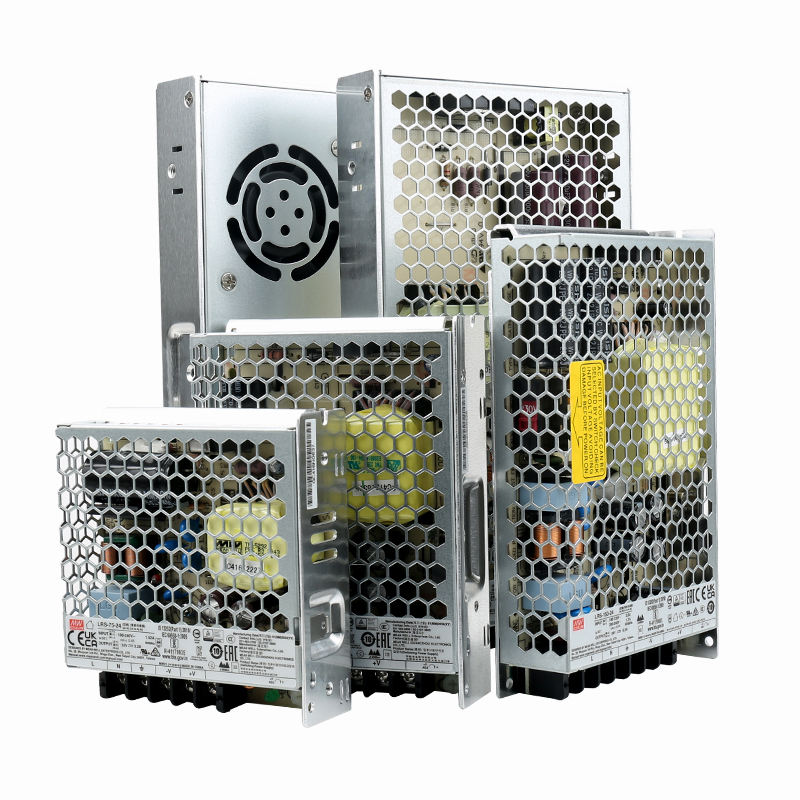 Meanwell LRS Ac Dc 35w 50w 75w 100w 150w 200w 350w 450w 600w Power 5v 12v 15v 24v Led Single Output Switching Power Supply