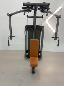 Uso comercial Acero ajustable 200kg Cargador grande Pila de peso Disponible Entrenamiento de fuerza Mariposa Pin Máquina de selección de carga - Product Image 4