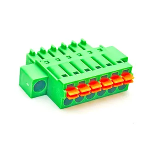 Compact PLC analog terminal replace phoenix dinkle FMC 1.5 - ST 15EDGKN 3.5mm 3.81mm pitch pluggable terminal block