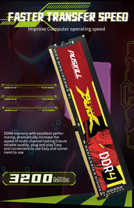Memoria RAM <span class=keywords><strong>DDR4</strong></span> <span class=keywords><strong>ECC</strong></span> de 8GB, 16GB, 32GB, 2666MHz, 3200MHz, 3600MHz para Computadoras de Escritorio para Juegos - Product Image 4