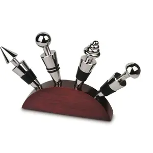 Ensemble de bouchons de bouteilles en bois, merchandising personnalisé - Product Image 1