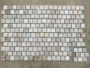 KMGSTONE 350*300mm Cobble Prix compétitif <span class=keywords><strong>Pavé</strong></span> de granit <span class=keywords><strong>gris</strong></span> pour pavés d'allée - Product Image 4