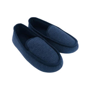 Pantofole mocassini <span class=keywords><strong>da</strong></span> uomo <span class=keywords><strong>in</strong></span> Memory Foam classico morbido e morbido <span class=keywords><strong>blu</strong></span> Navy Full Back pantofole <span class=keywords><strong>da</strong></span> <span class=keywords><strong>casa</strong></span> calde pantofole invernali - Product Image 1