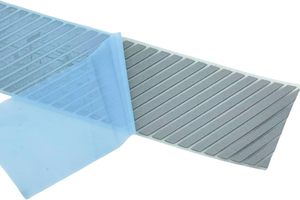 عالية الوضوح الفضة عاكس نقل الحرارة الفينيل مرونة الحديد ملصقات أكياس الملابس الشريط العاكس - Product Image 5