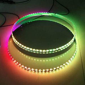 ADT 4-en-1 16'' DC12V Bande LED RGB pour jantes de voiture, contrôle par application, clignotant, feu stop, effet de poursuite des couleurs sans fil - Product Image 5