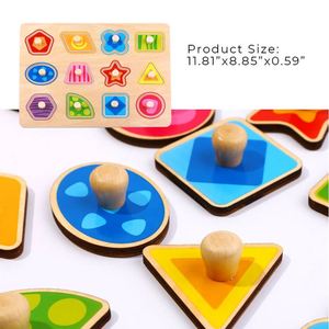 Jouets éducatifs Forme Puzzle Jigsaw En Bois pour Enfants TOOKY Jouet 10/9KGS 24sets TY853 18m + 46.5x40x32cm / 0.06CBM - Product Image 4