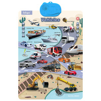 Affiches éducatives ABC pour l'apprentissage des tout-petits, jouets d'orthographe pour enfants, cadeau parfait pour les bébés de 2 à 4 ans, affiches en plastique pour les enfants de 5 à 7 ans