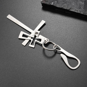 Argent couleur Ankh porte-clés porte-clés <span class=keywords><strong>gothique</strong></span> cadeau ancienne egypte croix mode bijoux roman hommes femmes cadeaux nouveau beau - Product Image 3