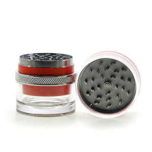 Molino de Hierbas de Aleación de Zinc de 68 mm con <span class=keywords><strong>Pintura</strong></span> Cerámica, Molinillo de <span class=keywords><strong>Tabaco</strong></span> Acrílico Transparente de 4 Capas, Triturador con Recubrimiento Colorido, Molinillo Manual Moderno - Product Image 4