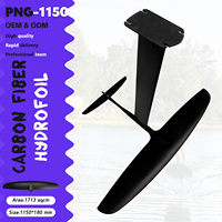 Nouvelle arrivée PNG1150 fibre de carbone hydroptère Sports nautiques planche de surf populaire outil de surf accessoire hydroptère aile