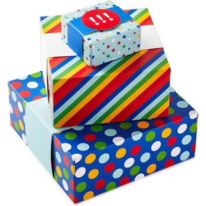 Gift <b>box</b> set of 3, suitable for birthdays, <b>weddings</b>, graduation ceremonies, baby showers, various occasions, customizable - Product Image 1