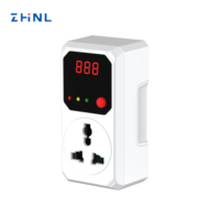 Prise de protection contre les surtensions à affichage numérique 13A 230V 50Hz, norme britannique, pour réfrigérateur et climatiseur