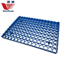 Yunfeng YFPFJ-1502 nouveau type haute matière 150 cellules en plastique bleu poulet setter incubateur accessoires plateau à oeufs à vendre