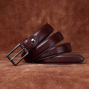 Cinturón de cuero sintético para mujer, cinturón de béisbol ajustable con hebilla de aleación, cinturón de cuero genuino - Product Image 1