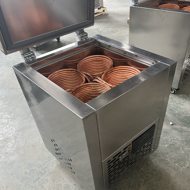6 Buckets Ice Column Machine Snow Flake Ice Bloke Commercial Shaved Snow Ice Block Machine