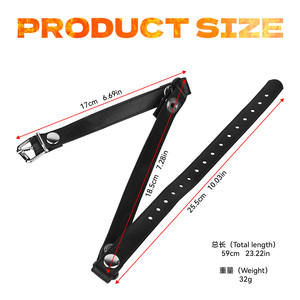 YOCY boca mordaza caballo consolador 10 modos bala vibrador correa de cuero ajustable juguete sexual para pareja juego Bondage juguetes sexuales al por mayor - Product Image 2