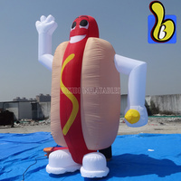 Ballon géant gonflable en forme de hot-dog de 10 pieds pour la publicité