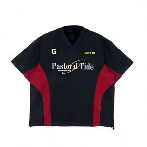 Custom Logo American Streetwear Silk <b>Screen</b> Printed Breathable Quick Dry Unisex Adult Football Jersey with Vintage <b>Mesh</b> Design - Product Image 2