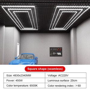 <span class=keywords><strong>Luz</strong></span> LED para lavado de autos, luces cuadradas para garaje, Panel de <span class=keywords><strong>luz</strong></span> envolvente grande, <span class=keywords><strong>luz</strong></span> LED personalizada para garaje, trato de garaje - Product Image 5