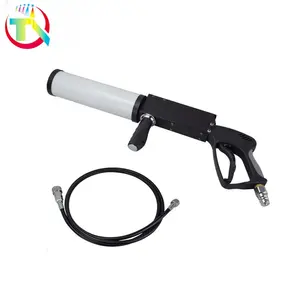LED CO2 Jet Machine Stage Effect Electric Confetti Cannon Stage Effect Gun LED DJ Fog Machine Handheld Machine For Wedding Event
