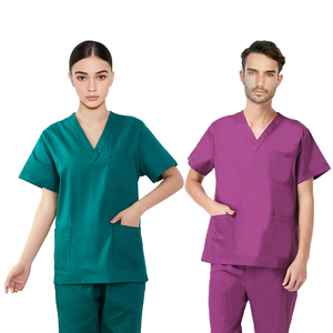 Conjunto de uniformes médicos de fábrica para mujer, Top y pantalones médicos, uniformes médicos de alta calidad para mujer - Product Image 2