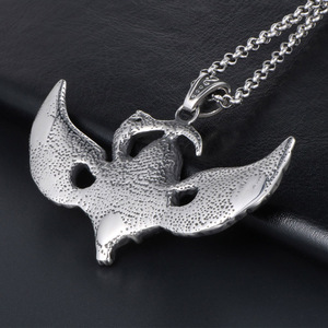 Pendentif Dieu de la Mort avec faucille volante, collier pour homme en acier inoxydable, style punk, bijoux à thème SP470 - Product Image 4