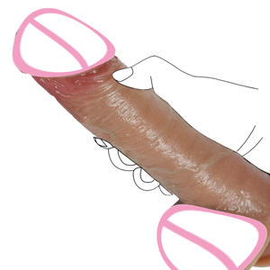 Venta al por mayor Compra 324G Herramientas sexy con sensación de piel <span class=keywords><strong>Dildo</strong></span> 1-1 Duplicación Masturbación para parejas y amantes - Product Image 1