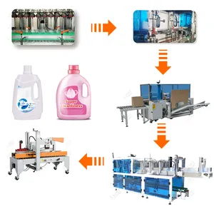 Manufacturer Automatic Detergent Deodorant pouch Bottle Filling Machine Liquid Detergent Production Line