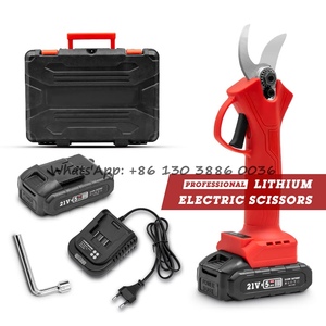 Offre Spéciale nouveaux sécateurs de jardin outils 4Ah Rechargeable sans fil <span class=keywords><strong>branche</strong></span> épaisse Lithium-ion ciseaux sécateur électrique cisailles - Product Image 4