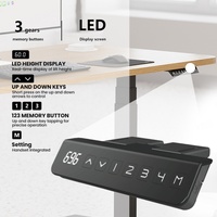 Bureau électrique moderne à hauteur réglable avec design ergonomique pour usage commercial - Support mobile pour solutions d'espace de travail flexible