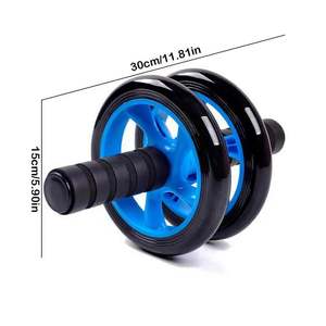 Rueda Abdominal de EVA y ABS Silenciosa, Rodillo Antideslizante con Tapete para Rodillas, para Entrenamiento Muscular en Casa, Equipo de Ejercicio y Fitness - Product Image 6