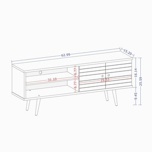 Nuovo stile moderno all'ingrosso moderno televisore da parete in legno di lusso media console soggiorno mobili TV stand unità TV - Product Image 3