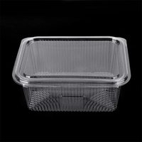 Boîtes en plastique transparent jetables pour pâtisseries, biscuits, aliments en vrac, fruits secs, pain, gâteaux et shortbread aux noix chinoises