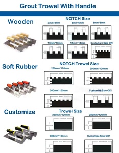 Outils <span class=keywords><strong>de</strong></span> travail : Truelle à carrelage, Spatule à maçonnerie, Spatule à bois, Spatule à enduit, Truelle <span class=keywords><strong>de</strong></span> finition pour plâtre vénitien, Truelle à main, Truelle à briques, Truelles forgées - Product Image 4
