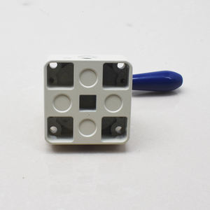 Valve Valve 4/2 cara 2 posisi 4 arah Manual pneumatik dioperasikan dengan tangan katup kendali putar katup tuas tangan - Product Image 5