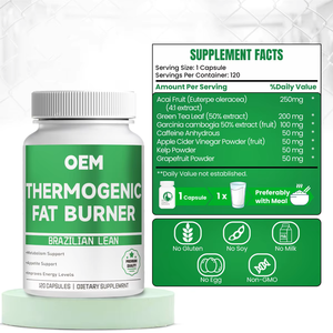 Cápsulas <span class=keywords><strong>Diet</strong></span>éticas de Extracto de Baya de Acai y Té Verde Naturales, Ricas en Antioxidantes, de Calidad Premium OEM ODM para una Persona Más Delgada y Saludable - Product Image 2