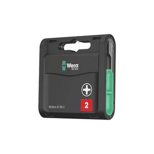 Wera Grand paquet d'embouts 1/4 pouces PH 2 longueur 25 mm selon DIN ISO 1173-C 6.3 - Product Image 1