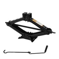 Gato de tijera de acero 2T ligero y rápido, gato de tijera Smile para coche, elevador de emergencia para vehículos, gato manual que ahorra esfuerzo