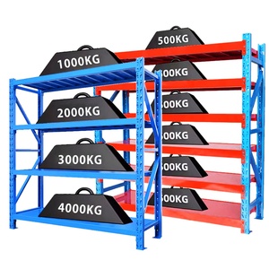 Estante de almacenamiento de acero sin pernos de 5 niveles, estantes de garaje, almacén de Metal, almacenamiento sin pernos de Metal, estante resistente - Product Image 1