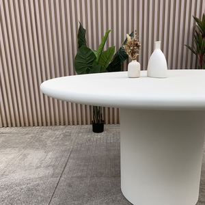 Nhà Máy bán hàng trực tiếp đường kính 1400mm đơn giản phong cách cao cấp GRC Bàn cà phê - Product Image 2