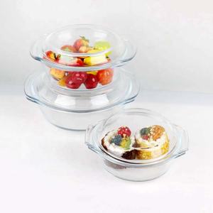 Casseruola rotonda personalizzata <span class=keywords><strong>in</strong></span> <span class=keywords><strong>vetro</strong></span> <span class=keywords><strong>borosilicato</strong></span> trasparente alto con coperchio <span class=keywords><strong>in</strong></span> <span class=keywords><strong>vetro</strong></span> 2.0L 2.5L 3.0L - Product Image 5