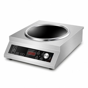 Commercial Concave Induction Wok Cooker 3.5kW 6kW for Restaurants Food Stalls Catering and Kitchen Equipment Dealers - Product Image 1