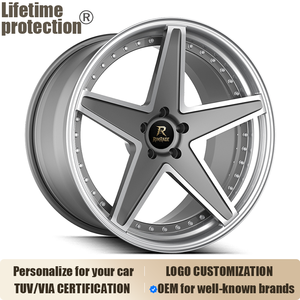 Cerchi Forgiati Personalizzati Forgiato <span class=keywords><strong>TEC</strong></span> 2.6 in Lega a 2 Pezzi Concavi da 19 20 21 22 Pollici 5x112 5x120 per BMW Audi Porsche Mercedes-Benz - Product Image 1