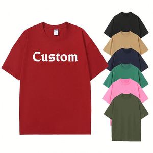 Camiseta Lisa de Algodón 100% de 230 g/m² con Cuello Corto, Ajuste Holgado, Personalizable con Logotipo, para Serigrafía, Venta al por Mayor de Alta Calidad - Product Image 1