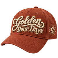 Casquettes de baseball unisexes sportives en sergé de coton, structurées, à six panneaux, avec logo brodé personnalisé, pour commande en gros