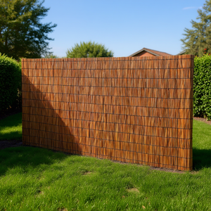 Recinzione in Canna Naturale 16,4 x 5,5 Piedi, Schermo per la Privacy, Paesaggistica da Giardino, Telaio in Bambù, Stile Tradizionale - Product Image 2