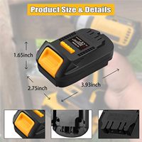 Adaptateur de batterie Dewal.t 20V compatible avec les outils Hilti 22V, pour la batterie lithium Hilti 22V, fonctionne avec le convertisseur d'outils DeWal.t