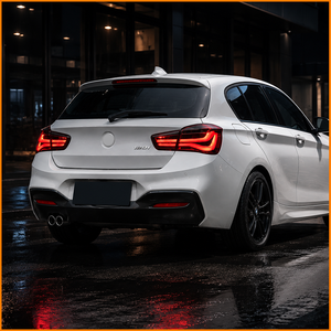 Feux arrière LED séquentiels fumés style LCI pour <span class=keywords><strong>BMW</strong></span> Série <span class=keywords><strong>1</strong></span> F20 F21 2015-2019, clignotants dynamiques, sans erreur, Plug and Play - Product Image 6